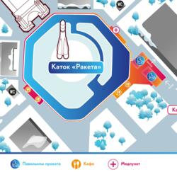 Каток Ракета на ВДНХ