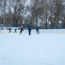 Каток в парке Северные Дубки