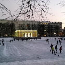 Каток Парк Патриаршие пруды