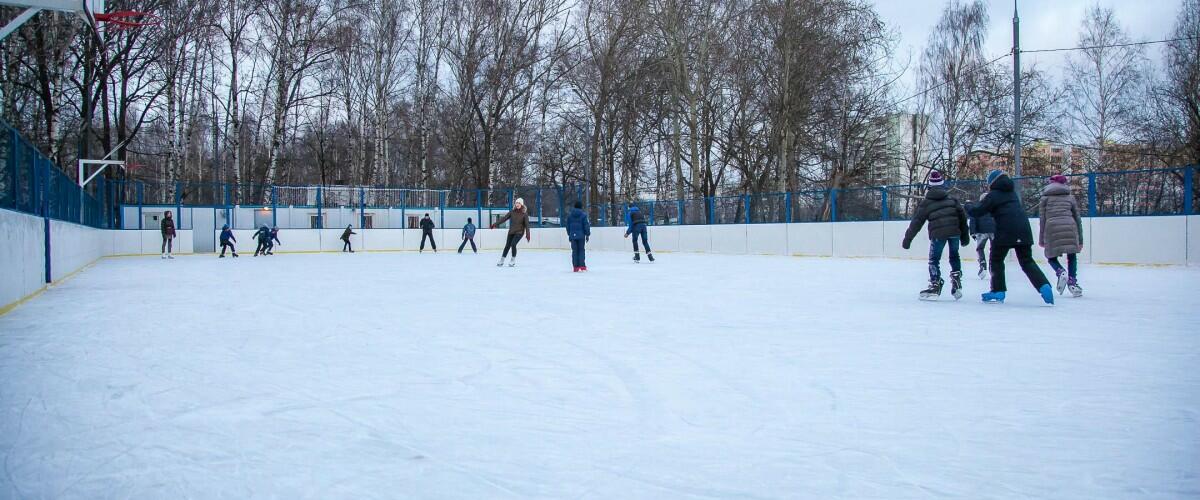 Каток в парке Северные Дубки